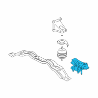 OEM Cadillac CTS Transmission Mount Diagram - 25756630