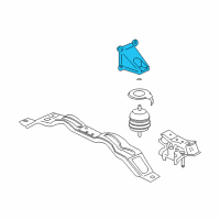 OEM 2003 Cadillac CTS Bracket-Engine Mount Diagram - 25737319