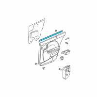 OEM Saturn Ion Cover, Front Bumper Fascia Opening Outer Diagram - 22722093