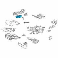 OEM 2022 Lexus NX350h Switch Assembly, Power S Diagram - 84920-76020