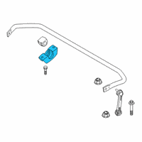 OEM 2021 BMW 840i Gran Coupe STABILIZER SUPPORT Diagram - 33-55-6-876-180