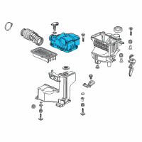 OEM 2018 Honda Civic Cover Comp, Air/C Diagram - 17210-5AM-A00