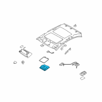 OEM Infiniti Q60 Lamp Assembly Map Diagram - 26430-3LZ5A