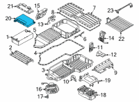 OEM BMW X5 BATTERY MANAGEMENT ELECTRONI Diagram - 61-27-8-843-982