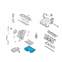 OEM 2007 Kia Sorento Pan Assembly-Engine Oil Diagram - 215203C600