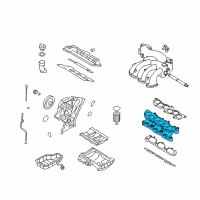 OEM 2008 Kia Sorento Manifold Assembly-Intake Diagram - 283103C600