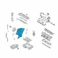 OEM 2008 Kia Sorento Cover-Timing Chain Diagram - 213513C731