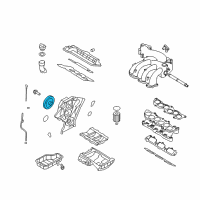 OEM Kia PULLEY-DAMPER Diagram - 231243C201