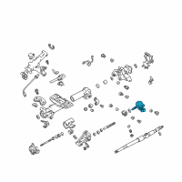 OEM Lexus Motor, Power Tilt Diagram - 89231-50050