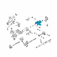 OEM 2001 Lexus LS430 Tube Sub-Assy, Steering Column, Upper Diagram - 45205-30320
