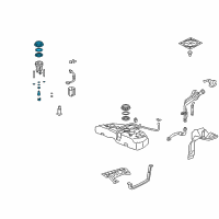 OEM 2010 Acura TSX Regulator Set, Pressure Diagram - 17052-TP1-A00