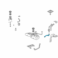 OEM Honda Accord Tube, Filler Neck Diagram - 17651-TA0-A01