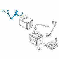 OEM 2019 Kia Soul Battery Wiring Assembly Diagram - 91852B2070