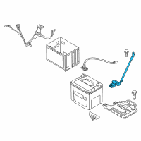 OEM 2019 Kia Soul Battery Sensor Assembly Diagram - 37180B2500