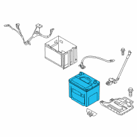 OEM 2019 Kia Soul Batteries Diagram - 37110B2600