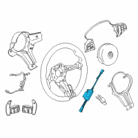 OEM BMW 640i Steering Wheel Electronics Control Unit Diagram - 61-31-7-848-638