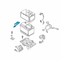 OEM 2016 Hyundai Tucson Wiring Assembly-Engine Ground Diagram - 91860-D3510