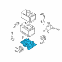 OEM Hyundai Battery Assembly Diagram - 37110-1R680