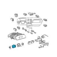 OEM 2002 Toyota Sienna Tachometer Assy, Engine Diagram - 83881-08050