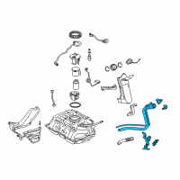 OEM Scion Filler Pipe Diagram - 77201-52332