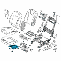 OEM Ford Seat Cushion Heater Diagram - CM5Z-14D696-B