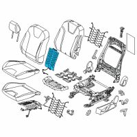 OEM Ford Focus Seat Back Heater Diagram - CM5Z-14D696-C