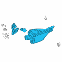 OEM 2015 Chevrolet Volt Back Up Lamp Diagram - 22965907
