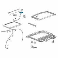 OEM 2015 Cadillac CTS Motor Diagram - 25941302