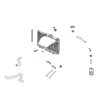 OEM 2000 Honda Accord Hose (190MM) (ATf) Diagram - 25214-PAA-305