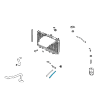 OEM 1998 Honda Accord HOSE, O/CLR (360MM) Diagram - 25212-PAA-305