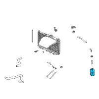 OEM 2001 Honda Accord Tank, Reserve Diagram - 19101-PAA-A00