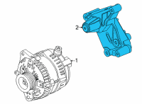 OEM 2021 Ford F-350 Super Duty Bracket Diagram - LC3Z-10A313-A