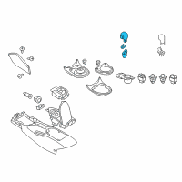 OEM 2015 Nissan 370Z Knob Assembly-Control Lever Auto Diagram - 34910-6GA9A