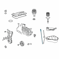 OEM 2017 Toyota Camry Dipstick Diagram - 15301-0V020