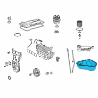 OEM 2015 Scion tC Oil Pan Diagram - 12101-0V030