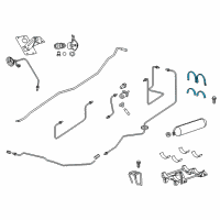 OEM 2018 Ram 2500 Strap-Fuel Tank Diagram - 68139897AB