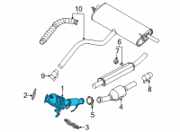 OEM 2022 Ford Bronco Sport CONVERTER ASY Diagram - LX6Z-5E212-KZ