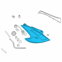 OEM Nissan 370Z Body Assembly - Combination Lamp, LH Diagram - 26559-1EA6A