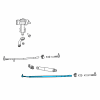 OEM 2020 Jeep Gladiator Tie Rod Diagram - 68258761AD