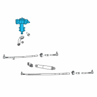 OEM 2020 Jeep Wrangler Power Steering Diagram - 68507569AB