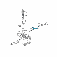 OEM 2011 Toyota Camry Filler Neck Diagram - 77201-33311