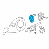 OEM 2018 Nissan Kicks Sensor Assembly-Steering Angle Diagram - 47945-5RB0B