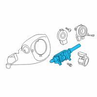 OEM 2018 Nissan Kicks Switch Assy-Combination Diagram - 25560-5RL0A