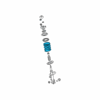 OEM Hyundai Santa Fe Spring-Front Diagram - 54630-2B010--DS