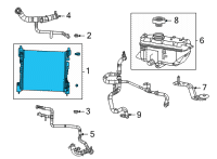 OEM Jeep Grand Cherokee L ENGINE COOLING Diagram - 68488315AB