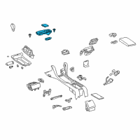 OEM Lexus SC430 Indicator, Shift Position Diagram - 35978-24020