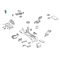 OEM Lexus SC430 Knob Sub-Assy, Shift Lever Diagram - 33504-24110-E1