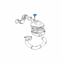 OEM Pontiac Vibe Sensor, Mass Airflow Diagram - 88969111