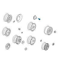 OEM Chevrolet S10 Cover Cap Diagram - 10028614