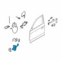 OEM 2012 BMW M3 Front Door Brake Diagram - 51-21-7-193-671